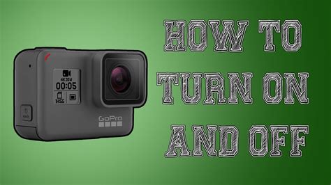 how do you turn gopro off